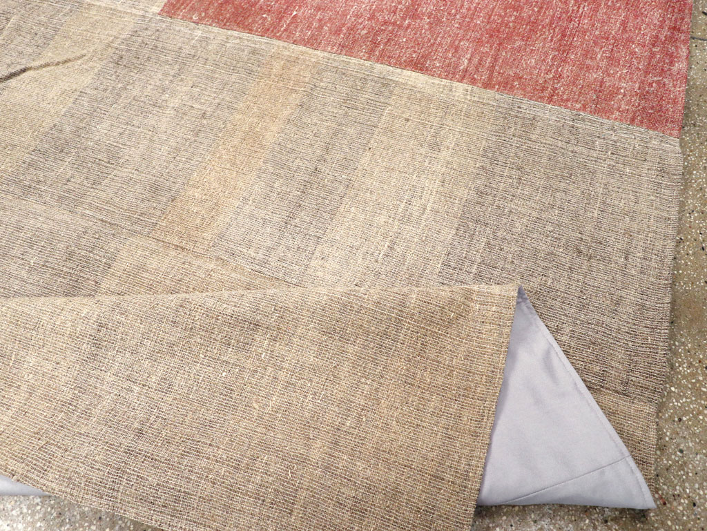 Vintage Turkish Flatweave Kilim Room Size Carpet, No.31289 - Galerie Shabab