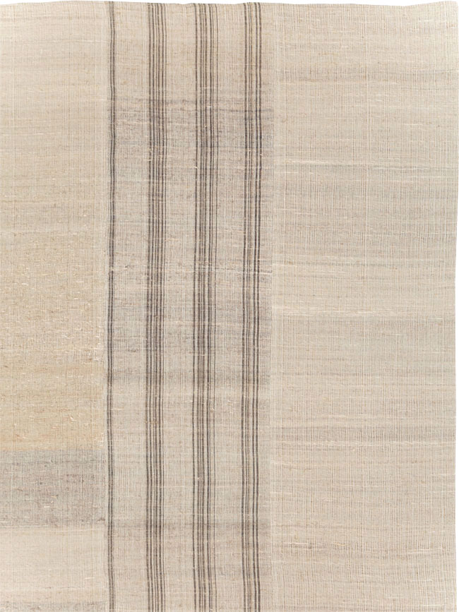 Vintage Turkish Flatweave Kilim Room Size Carpet, No.31290 - Galerie Shabab