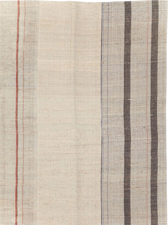 Vintage Turkish Flatweave Kilim Room Size Carpet, No.31290 - Galerie Shabab