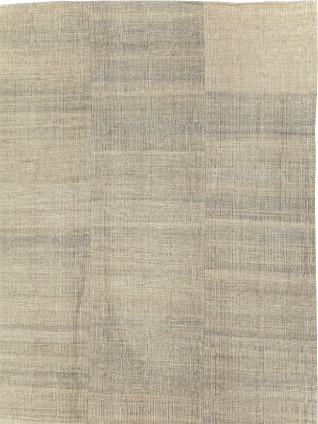 Vintage Turkish Flatweave Kilim Large Room Size Carpet, No.31291 - Galerie Shabab