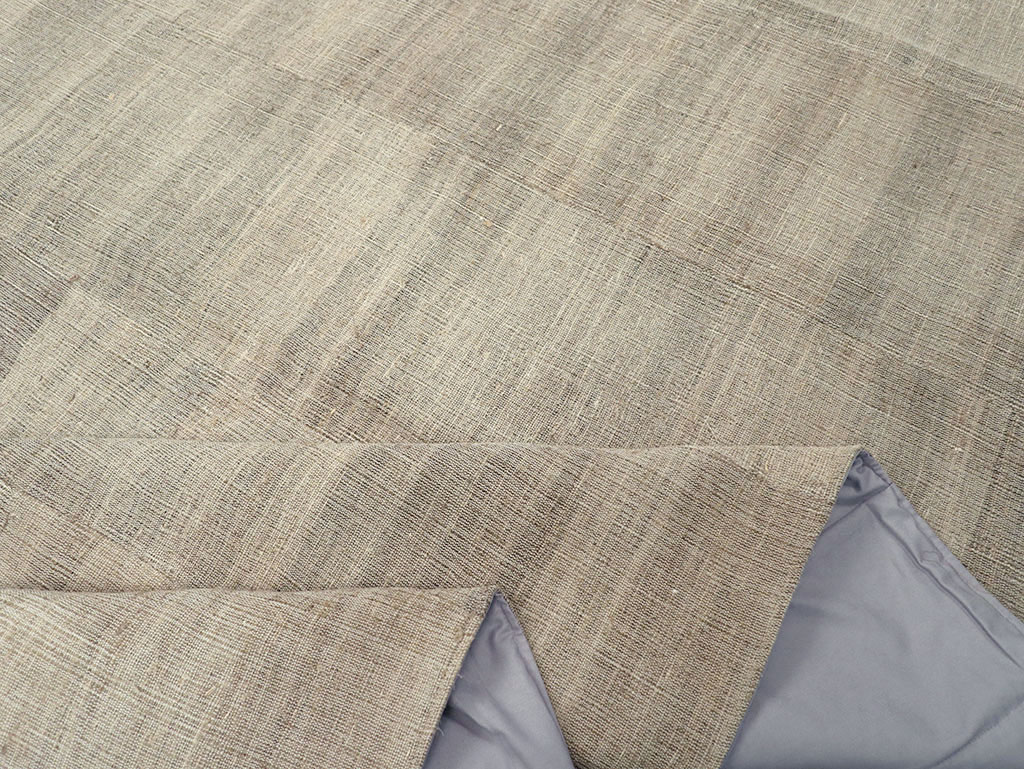 Vintage Turkish Flatweave Kilim Large Room Size Carpet, No.31291 - Galerie Shabab