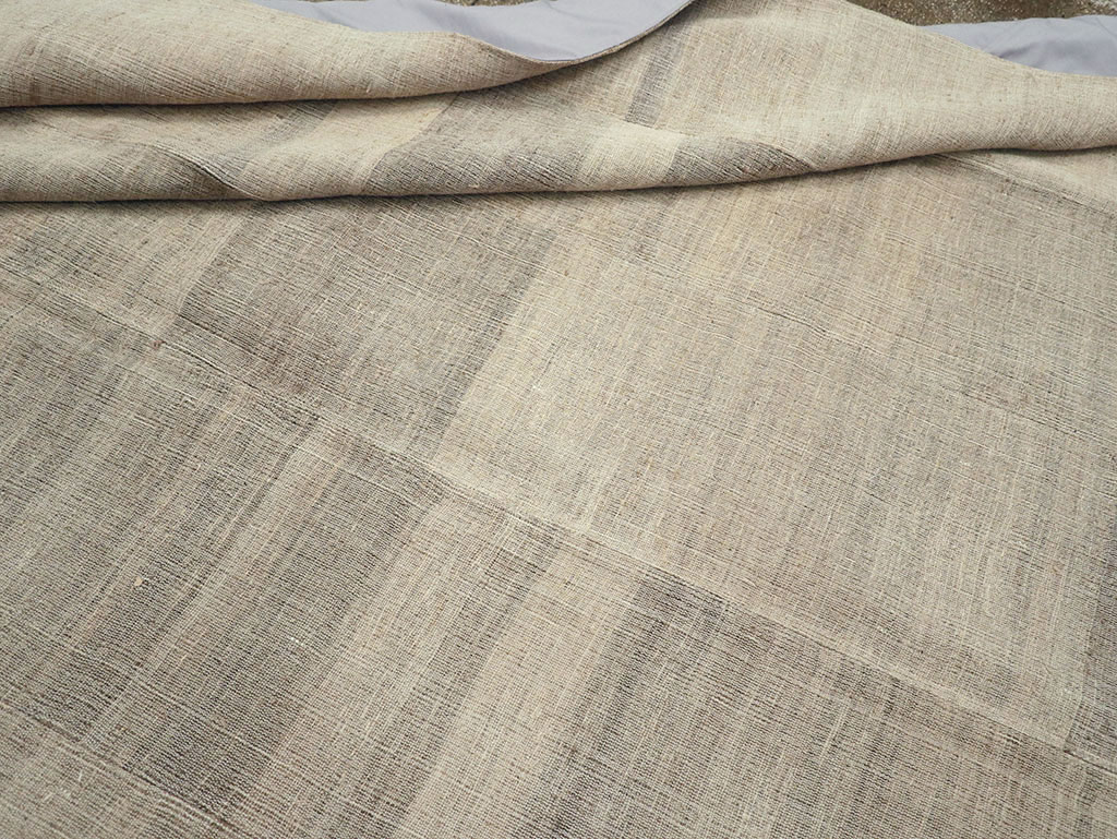 Vintage Turkish Flatweave Kilim Large Room Size Carpet, No.31291 - Galerie Shabab