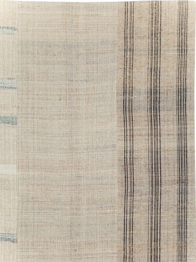 Vintage Turkish Flatweave Kilim Room Size Carpet, No.31292 - Galerie Shabab