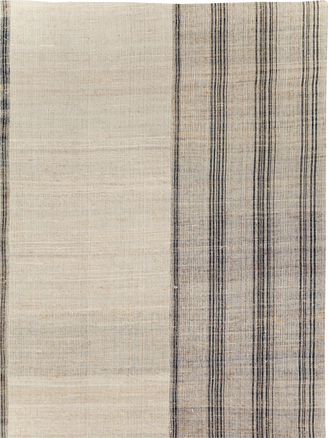 Vintage Turkish Flatweave Kilim Room Size Carpet, No.31292 - Galerie Shabab