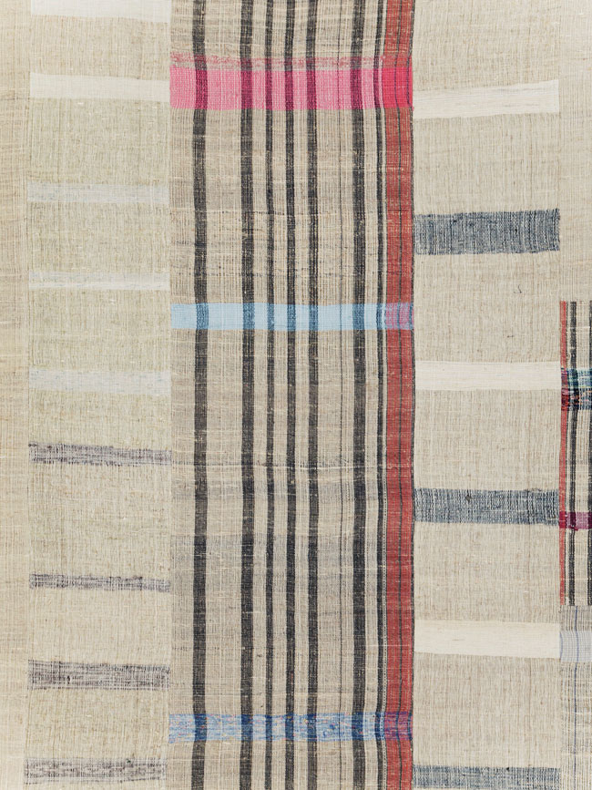 Vintage Turkish Flatweave Kilim Room Size Carpet, No.31297 - Galerie Shabab