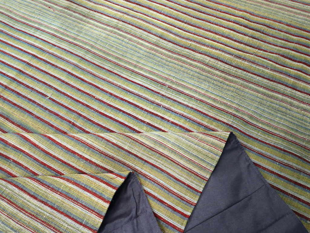 Vintage Turkish Flatweave Kilim Room Size Carpet, No.31299 - Galerie Shabab