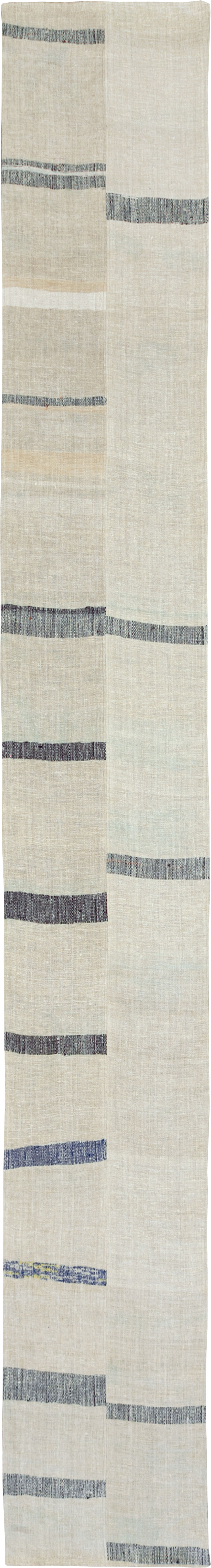 Vintage Turkish Flatweave Kilim Long Runner, No.31304 - Galerie Shabab