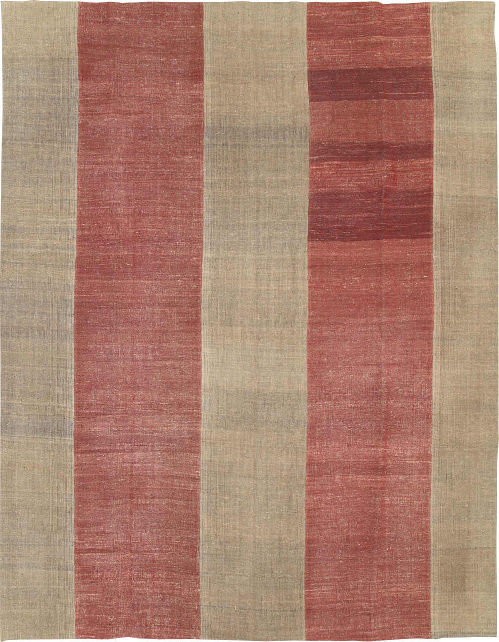 Vintage Turkish Flatweave Kilim Room Size Carpet, No.31306 - Galerie Shabab