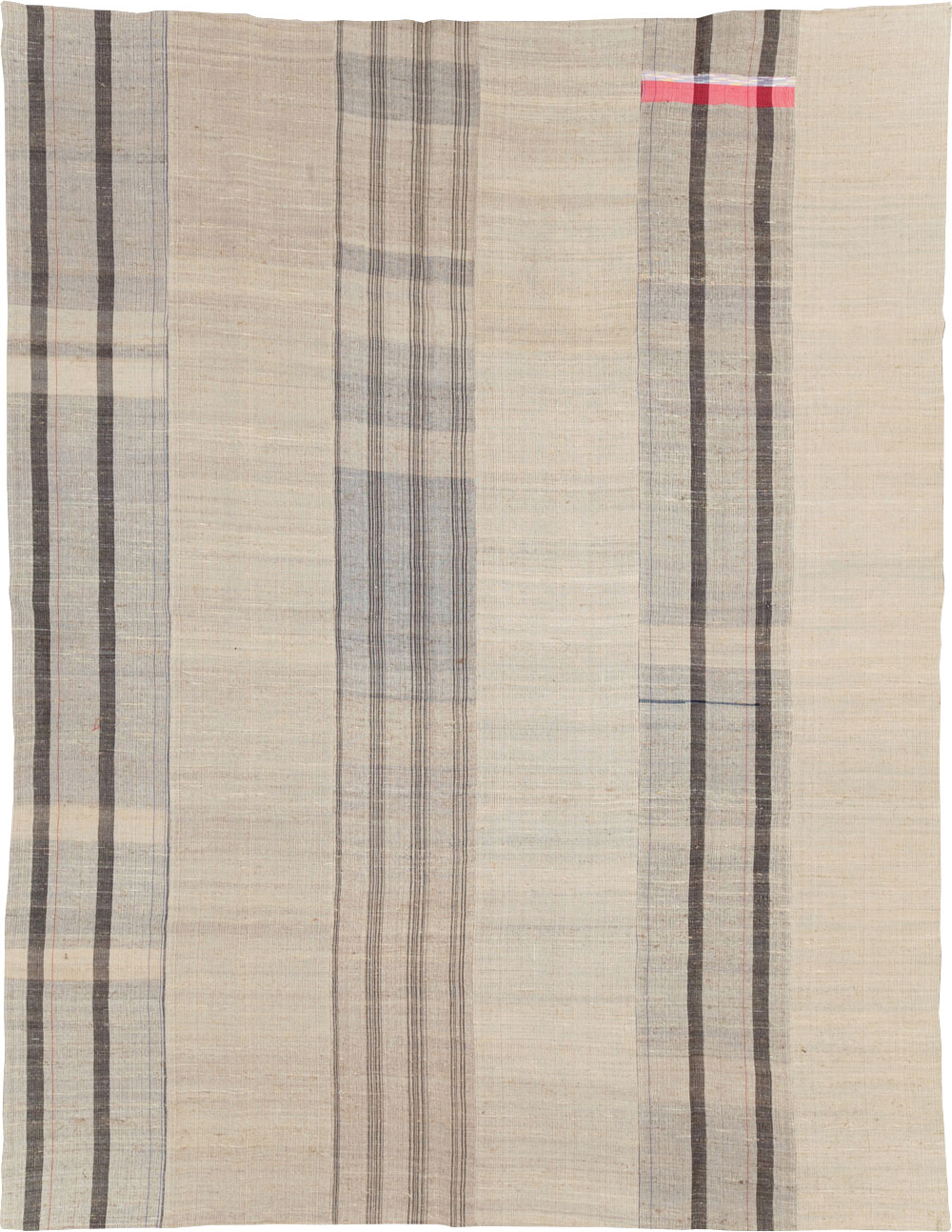 Vintage Turkish Flatweave Kilim Room Size Carpet, No.31307 - Galerie Shabab