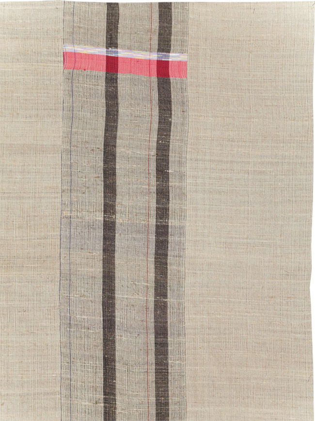 Vintage Turkish Flatweave Kilim Room Size Carpet, No.31307 - Galerie Shabab