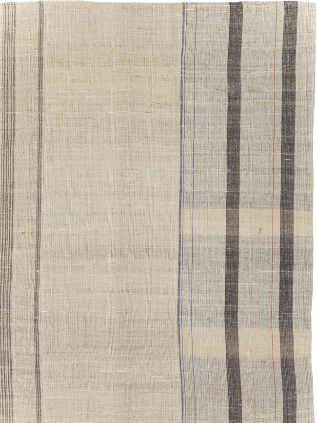 Vintage Turkish Flatweave Kilim Room Size Carpet, No.31307 - Galerie Shabab