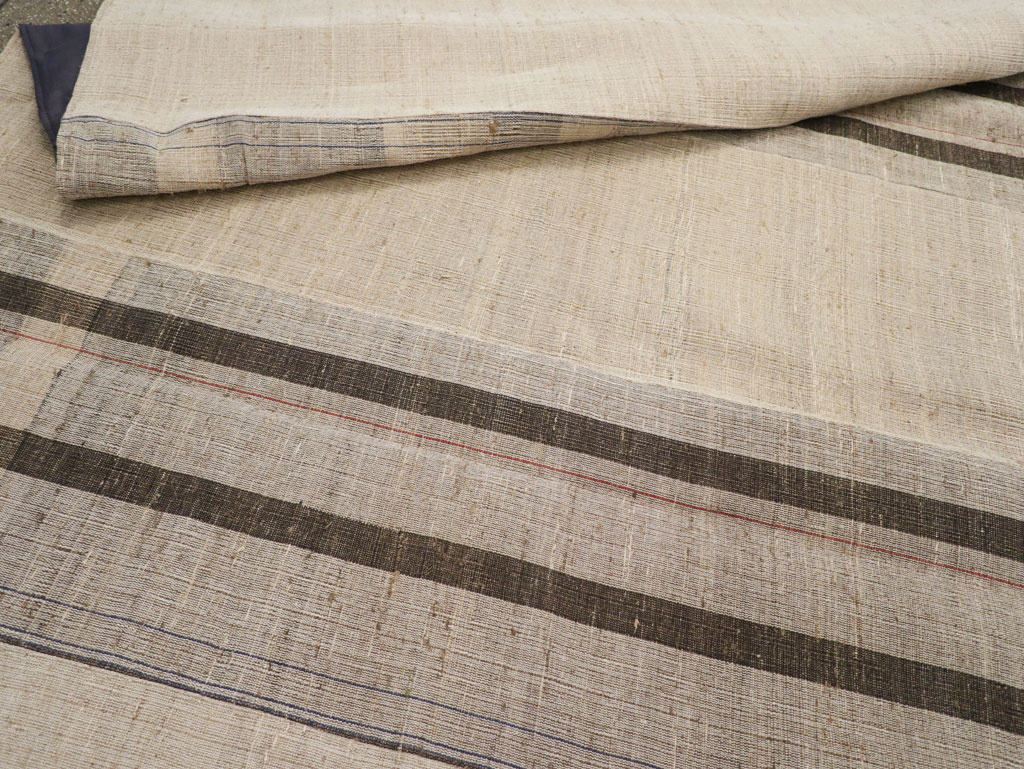 Vintage Turkish Flatweave Kilim Room Size Carpet, No.31308 - Galerie Shabab