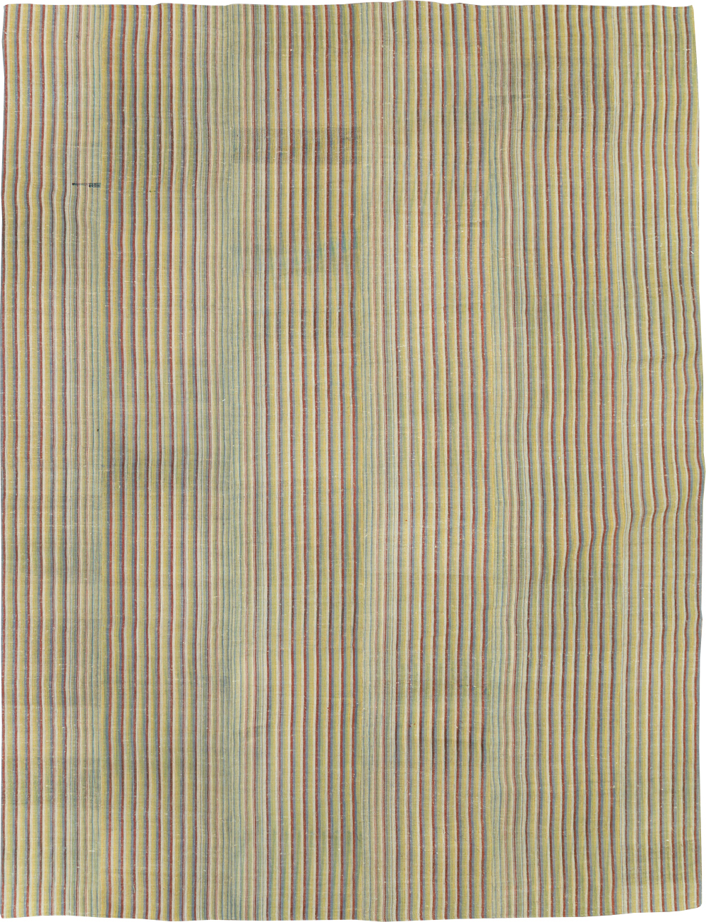 Vintage Turkish Flatweave Kilim Room Size Carpet, No.31309 - Galerie Shabab