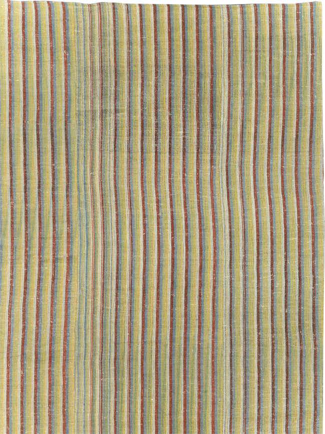 Vintage Turkish Flatweave Kilim Room Size Carpet, No.31309 - Galerie Shabab