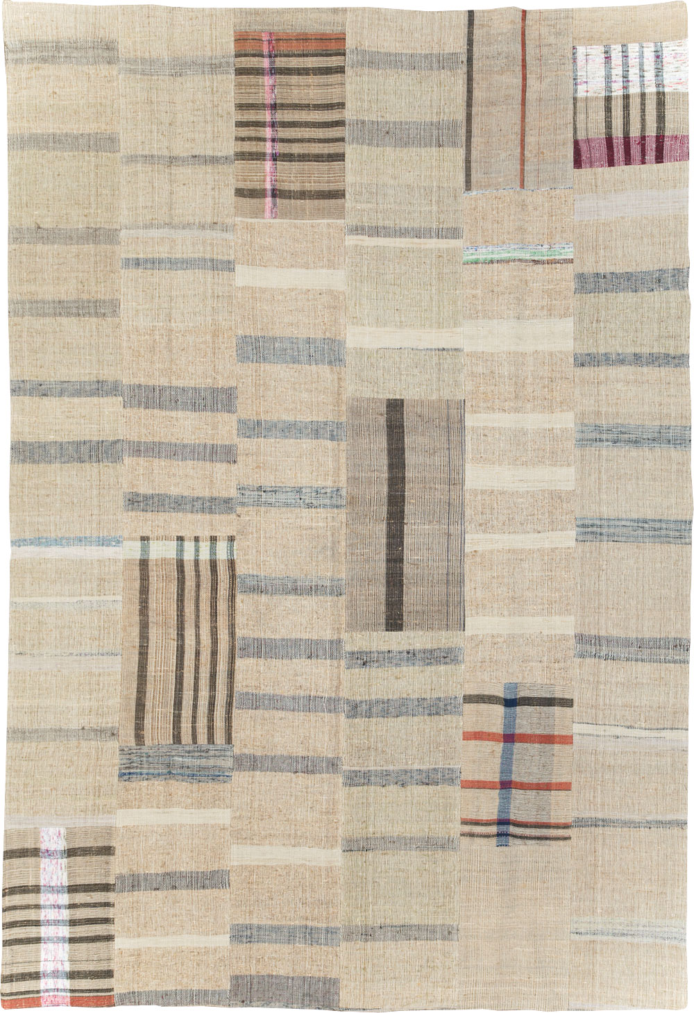 Vintage Turkish Flatweave Kilim Small Room Size Rug, No.31312 - Galerie Shabab