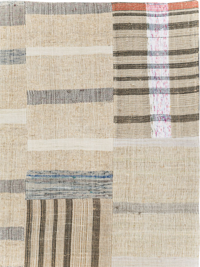 Vintage Turkish Flatweave Kilim Small Room Size Rug, No.31312 - Galerie Shabab