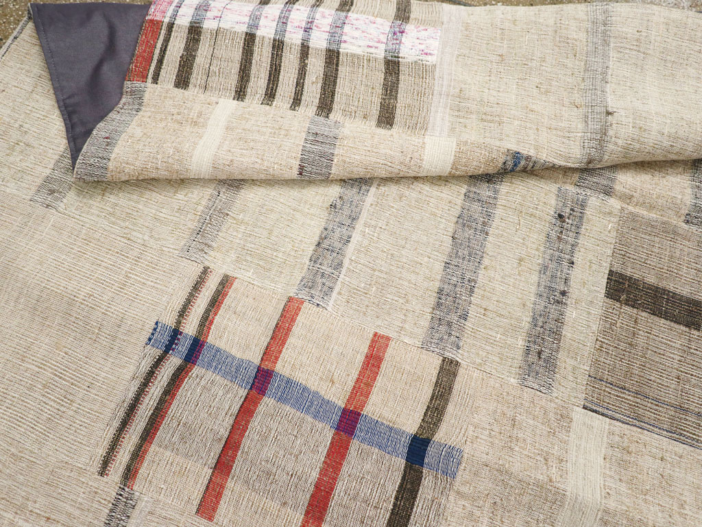 Vintage Turkish Flatweave Kilim Small Room Size Rug, No.31312 - Galerie Shabab