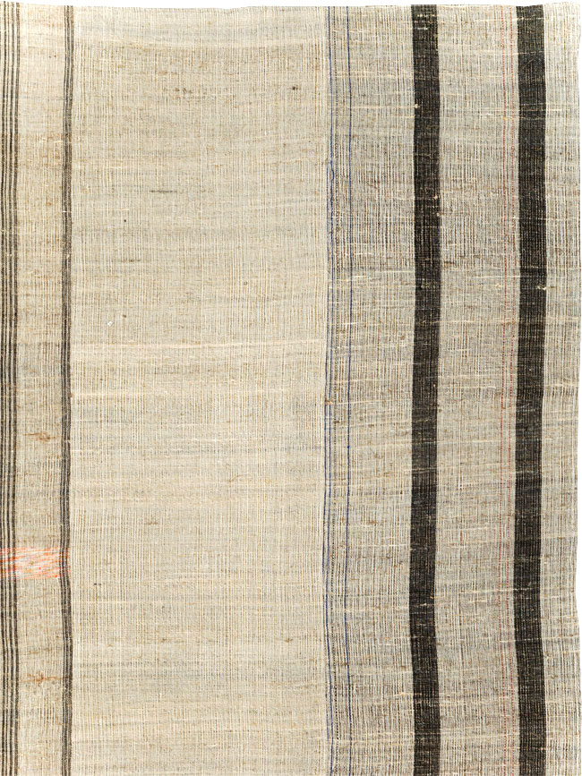 Vintage Turkish Flatweave Kilim Room Size Carpet, No.31313 - Galerie Shabab