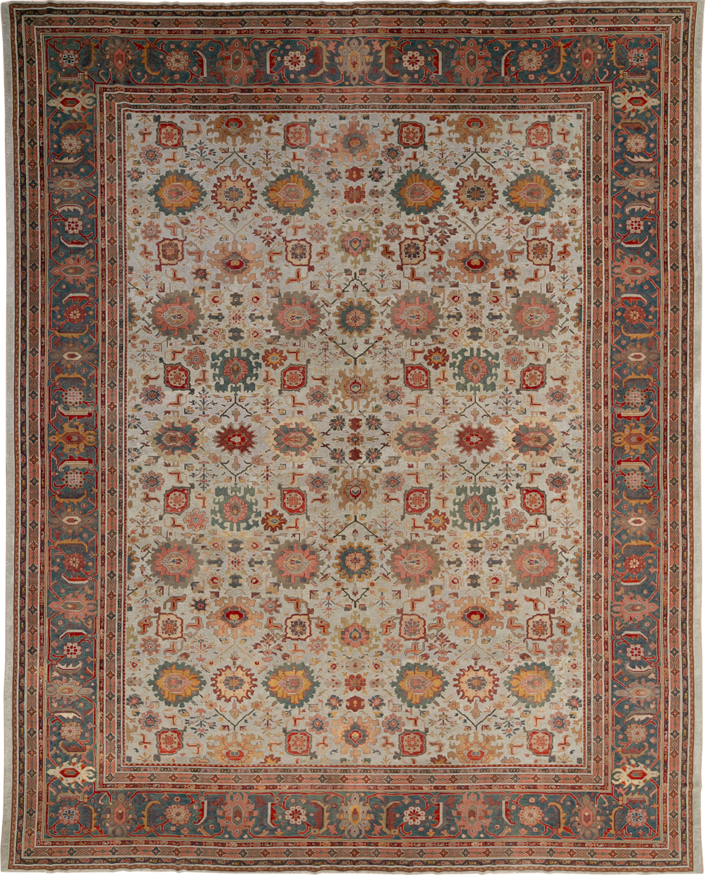 Antique Persian Mahal Oversize Carpet, No.31326 - Galerie Shabab