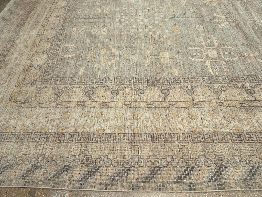 Modern East Turkestan Khotan Large Carpet, No.31333 - Galerie Shabab