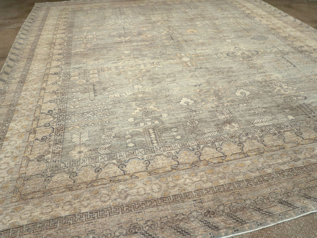 Modern East Turkestan Khotan Large Carpet, No.31333 - Galerie Shabab