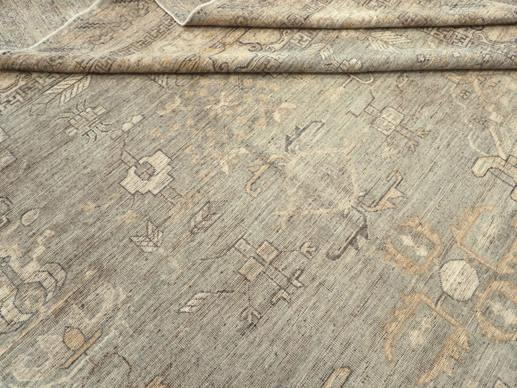 Modern East Turkestan Khotan Large Carpet, No.31333 - Galerie Shabab