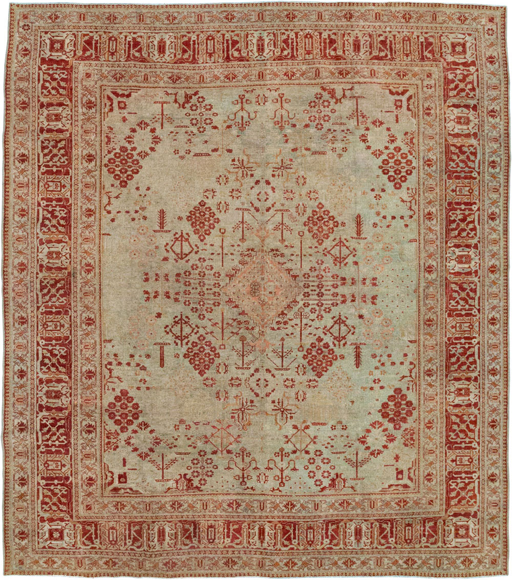 Antique Persian Joshegan Room Size Carpet, No.31336 - Galerie Shabab
