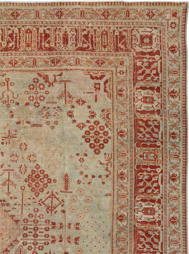 Antique Persian Joshegan Room Size Carpet, No.31336 - Galerie Shabab