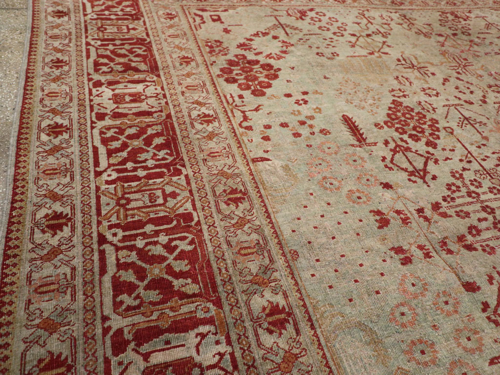 Antique Persian Joshegan Room Size Carpet, No.31336 - Galerie Shabab