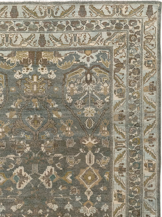 Antique Persian Malayer Wide Gallery Runner, No.31341 - Galerie Shabab
