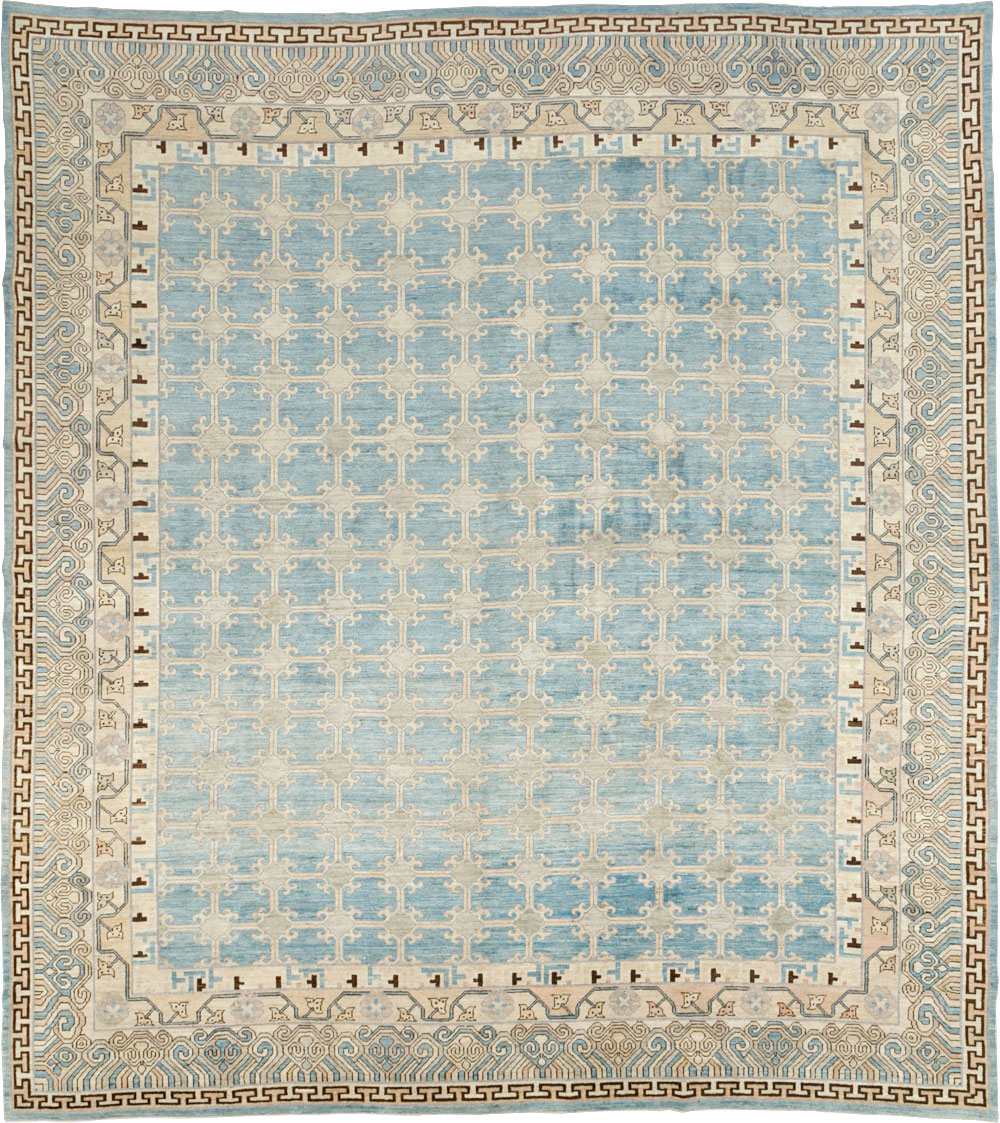 Modern East Turkestan Khotan Large Room Size Carpet, No.31342 - Galerie Shabab