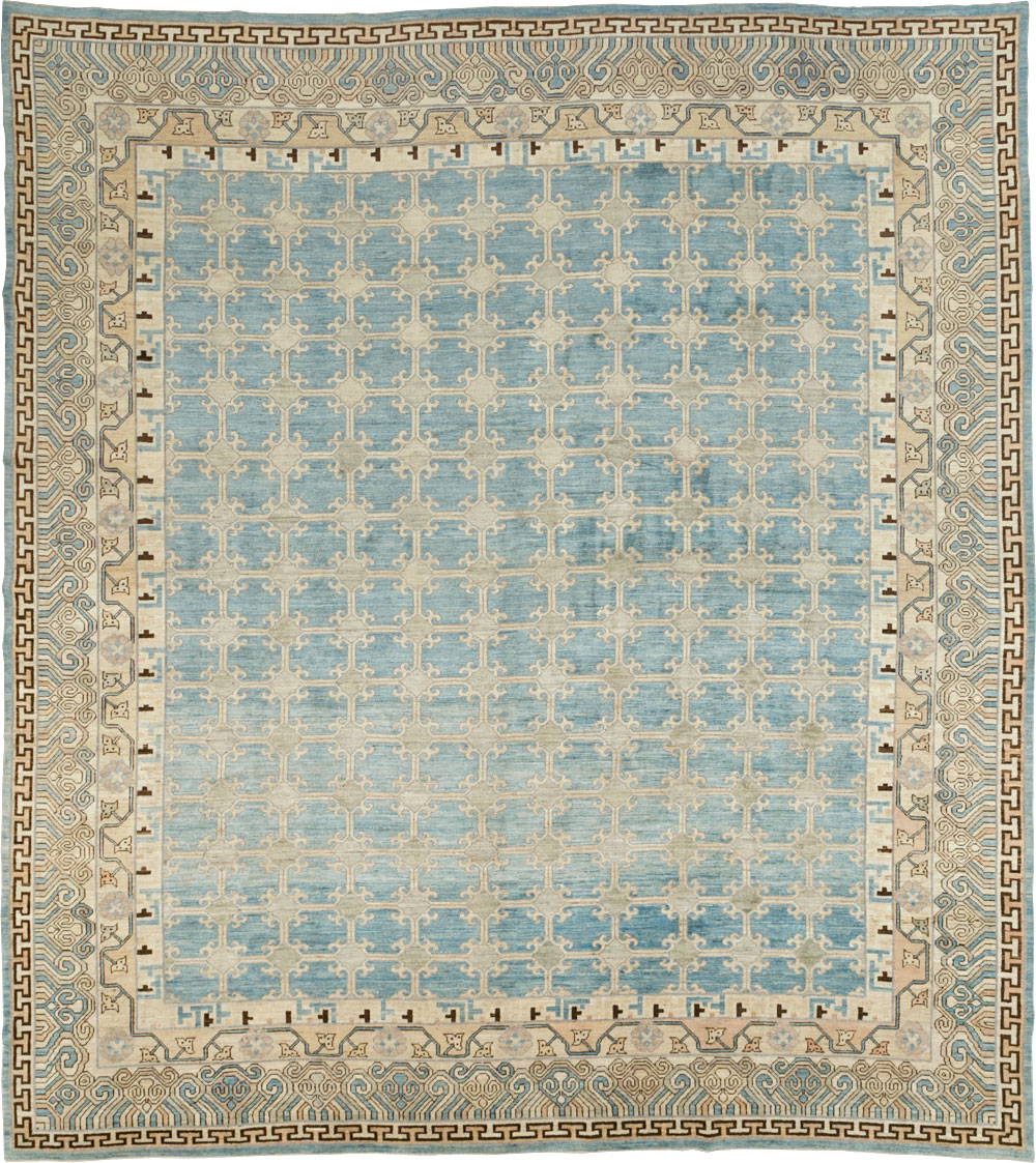 Modern East Turkestan Khotan Large Room Size Carpet, No.31342 - Galerie Shabab