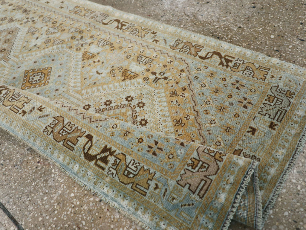 Antique Persian Afshar Small Runner, No.31347 - Galerie Shabab