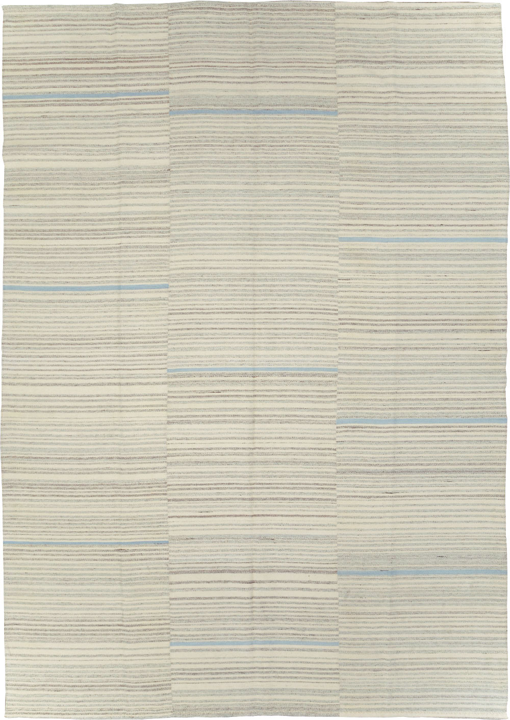 Contemporary Turkish Flatweave Kilim Room Size Carpet, No.31355 - Galerie Shabab