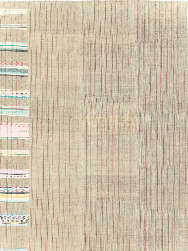 Modern Turkish Flatweave Large Room Size Carpet, No.31357 - Galerie Shabab