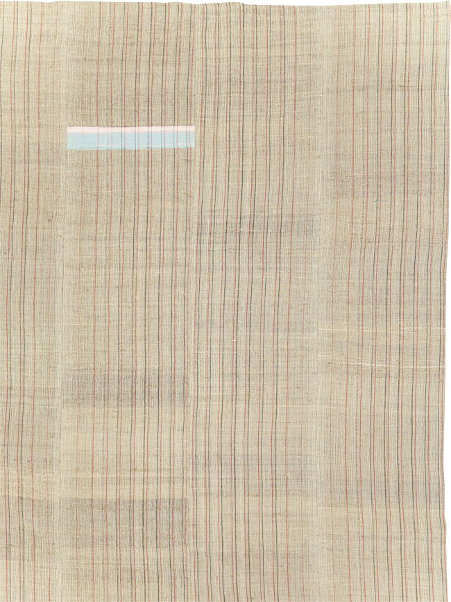 Modern Turkish Flatweave Large Room Size Carpet, No.31357 - Galerie Shabab
