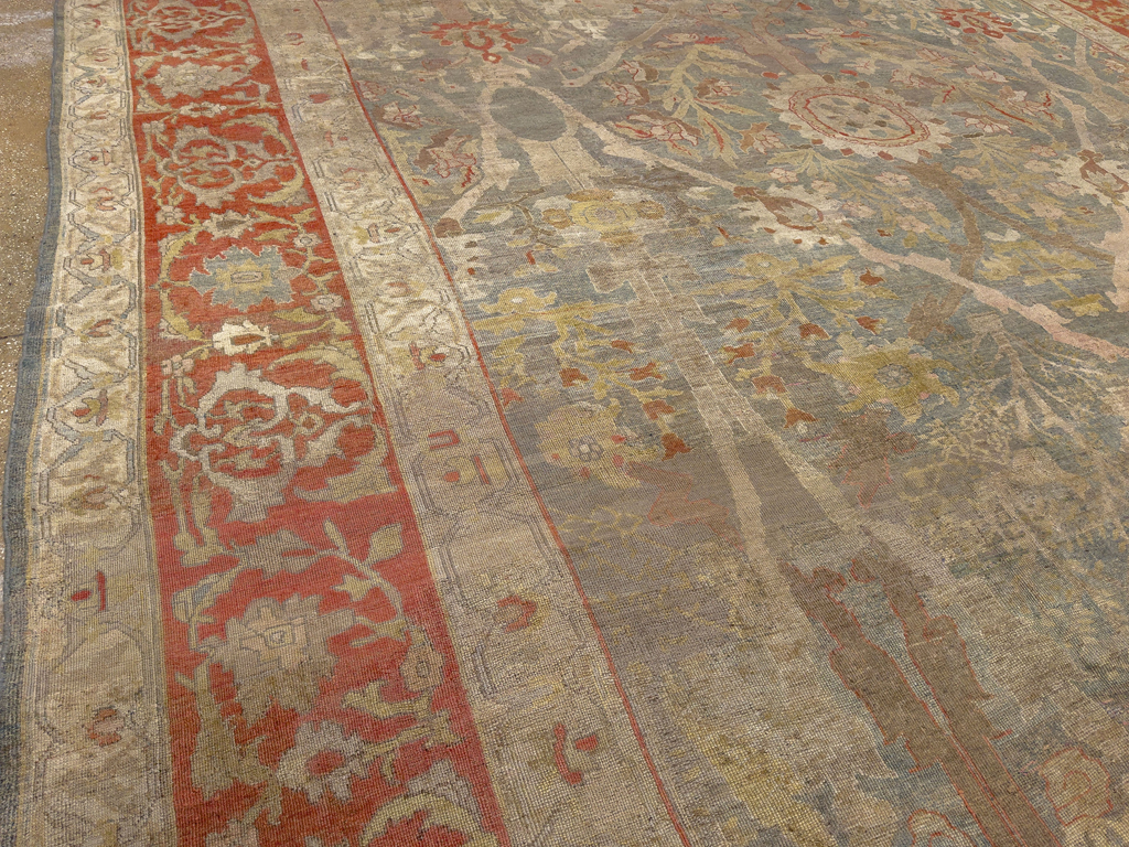 Antique Persian Bidjar Oversize Carpet, No.31358 - Galerie Shabab