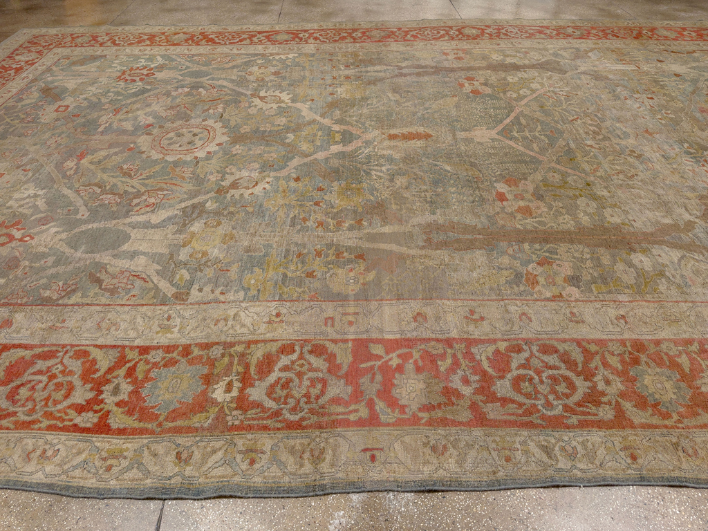 Antique Persian Bidjar Oversize Carpet, No.31358 - Galerie Shabab