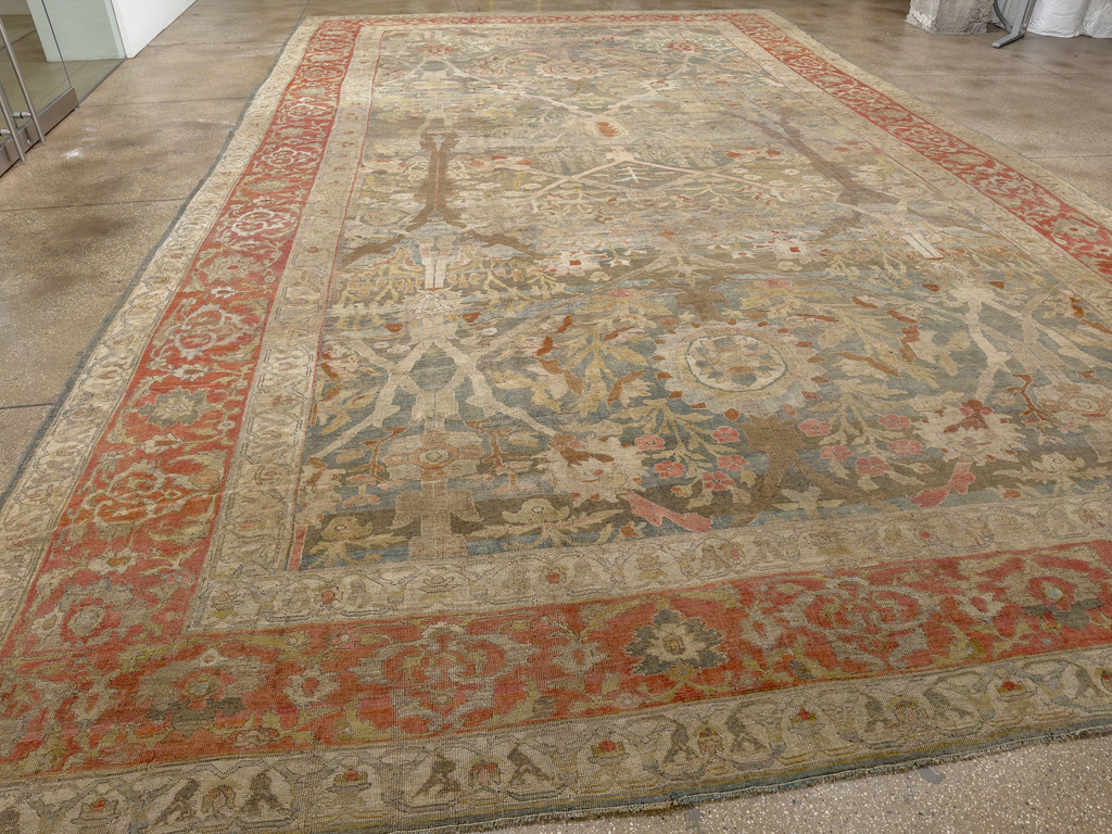 Antique Persian Bidjar Oversize Carpet, No.31358 - Galerie Shabab