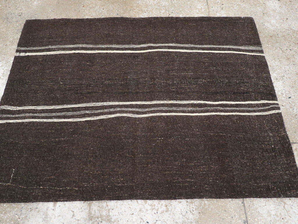Vintage Turkish Flatweave Kilim Throw Rug, No.31360 - Galerie Shabab