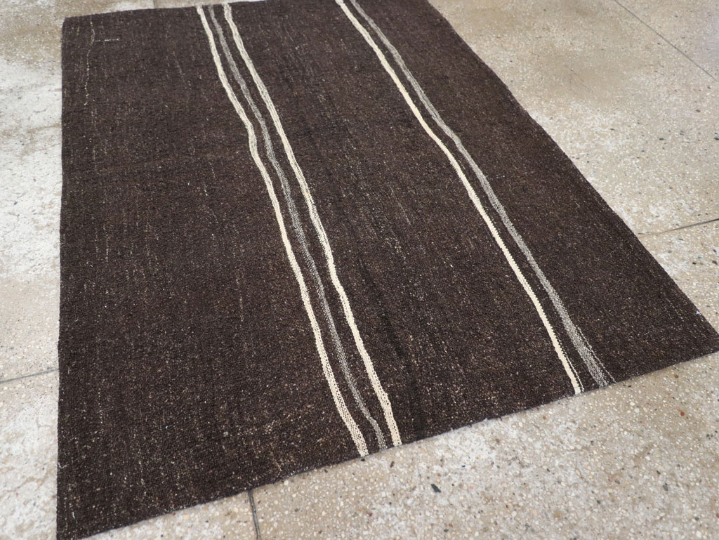 Vintage Turkish Flatweave Kilim Throw Rug, No.31360 - Galerie Shabab