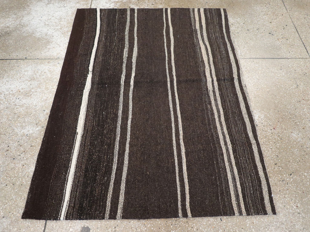 Vintage Turkish Flatweave Kilim Throw Rug, No.31361 - Galerie Shabab