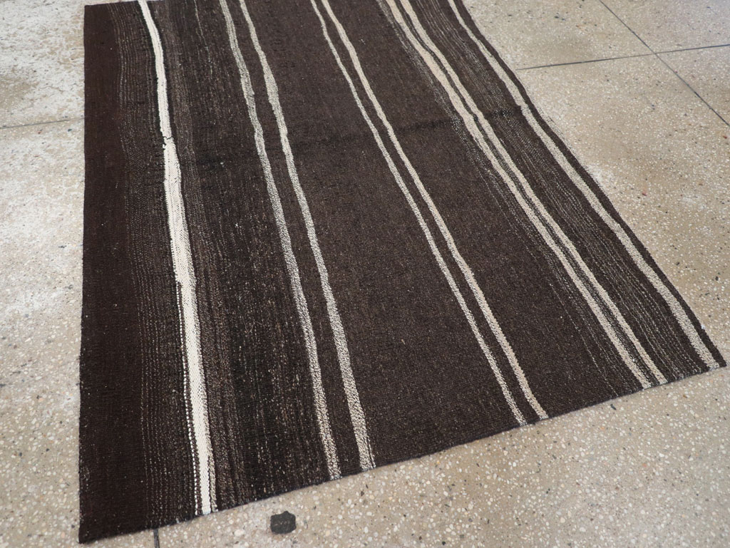 Vintage Turkish Flatweave Kilim Throw Rug, No.31361 - Galerie Shabab