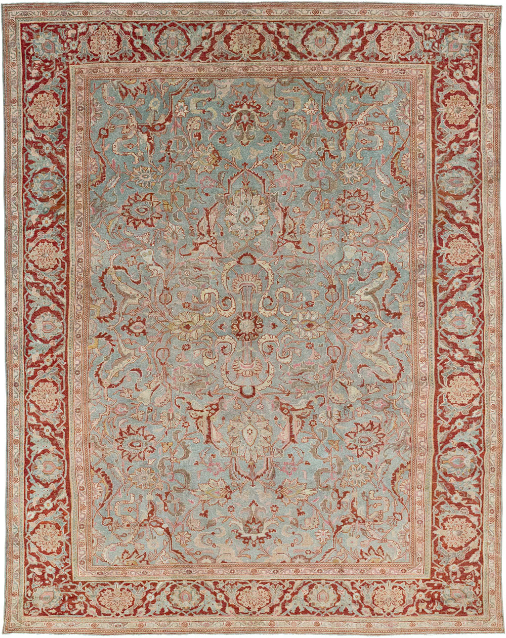Antique Persian Malayer Room Size Carpet, No.31369 - Galerie Shabab