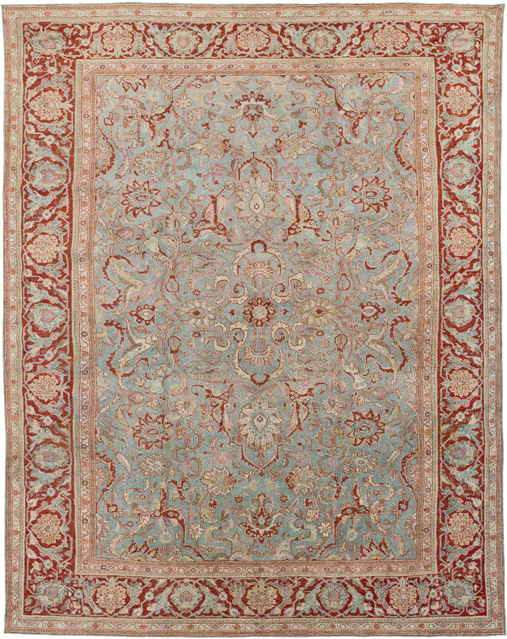 Antique Persian Malayer Room Size Carpet, No.31369 - Galerie Shabab