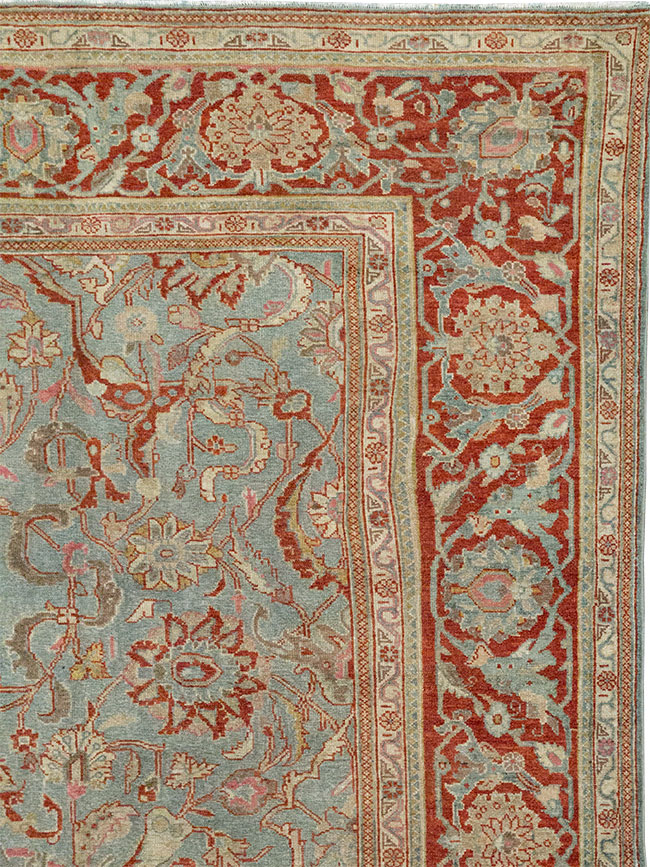 Antique Persian Malayer Room Size Carpet, No.31369 - Galerie Shabab