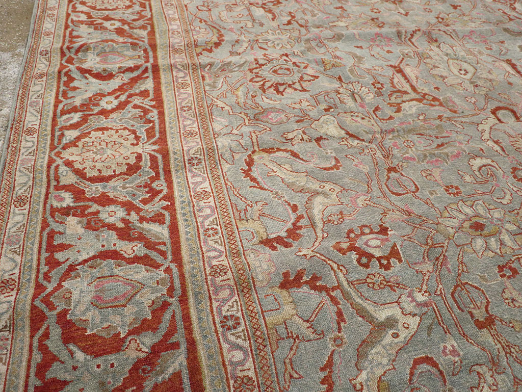 Antique Persian Malayer Room Size Carpet, No.31369 - Galerie Shabab