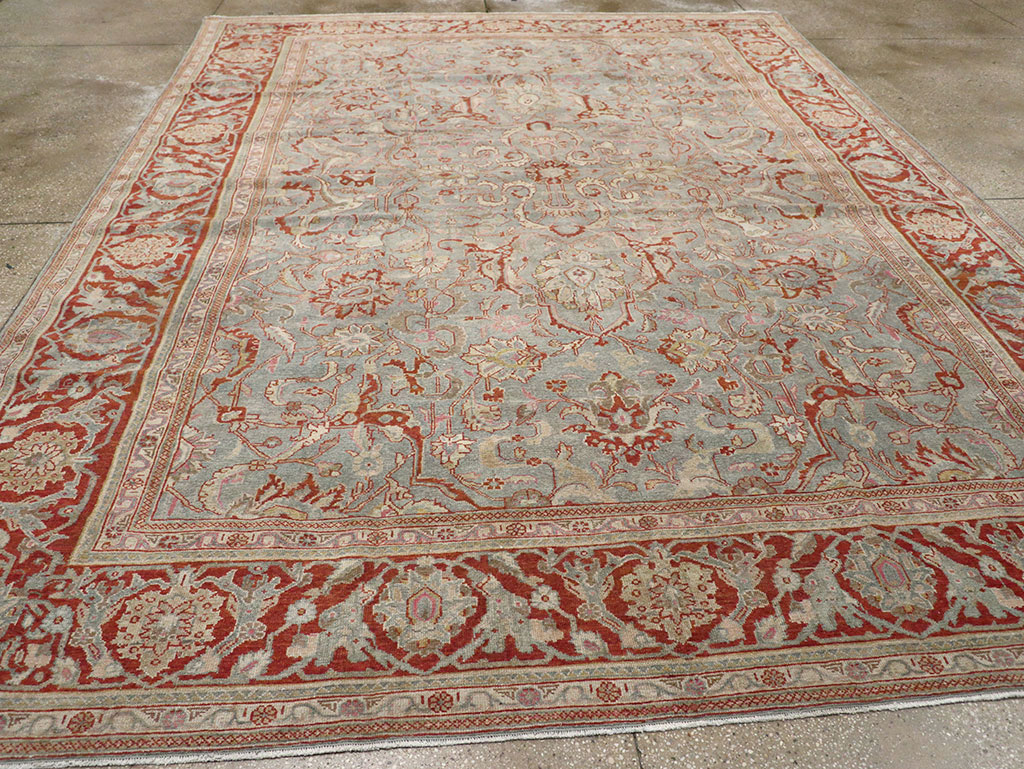 Antique Persian Malayer Room Size Carpet, No.31369 - Galerie Shabab
