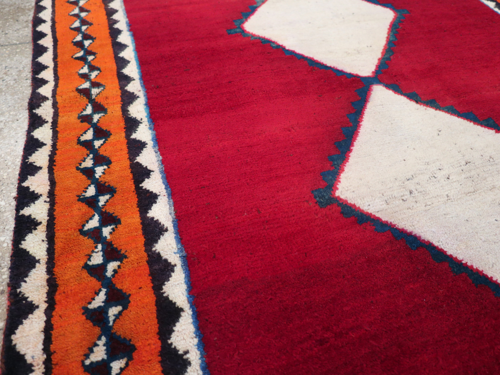 Vintage Persian Gabbeh Rug, No.31371 - Galerie Shabab