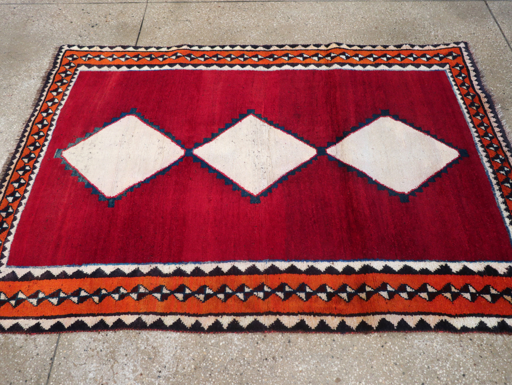 Vintage Persian Gabbeh Rug, No.31371 - Galerie Shabab